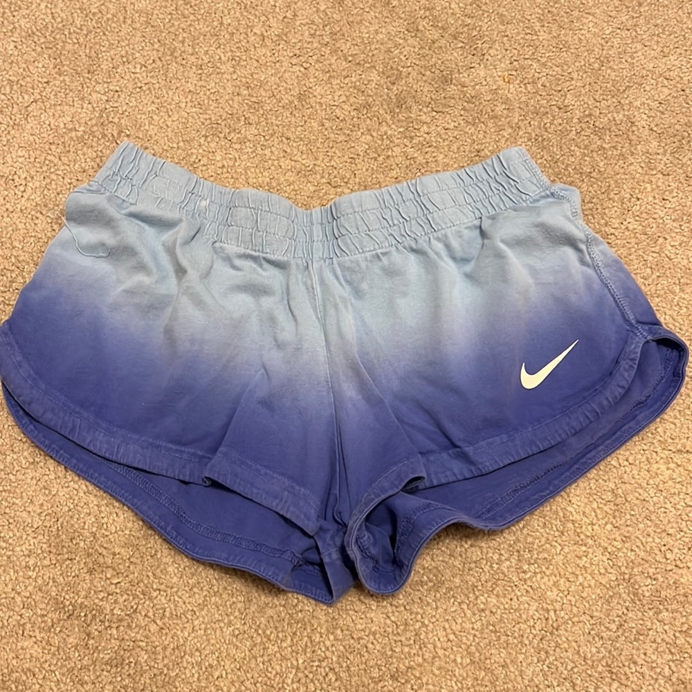 Nike cotton shorty shorts blue